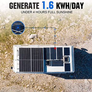 Kit de Panel <span class=keywords><strong>Solar</strong></span> de 400W 12V con Batería LiFePO4 e Inversor, Controlador de Carga de 60A, 100Ah, 6000 Ciclos de Vida Útil, Sistema de Almacenamiento de Energía - Product Image 4