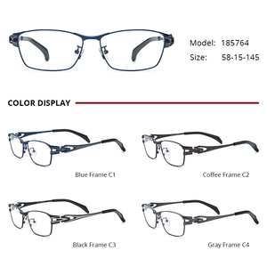 Kính mắt khung titan nguyên chất Borregls dành cho nam 2025, thương hiệu mới, thiết kế vuông, mắt kính Nhật Bản, nhẹ, mắt kính quang học 185764 - Product Image 3