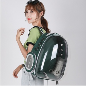 Nouveau Style multicolore pour animaux de compagnie porte sac pour animaux de compagnie Transparent de haute qualité <span class=keywords><strong>voyage</strong></span> espace Capsule <span class=keywords><strong>chat</strong></span> sac respirant grande capacité sac à dos - Product Image 2