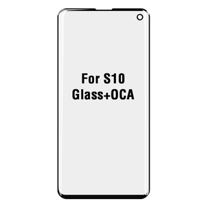 Pièces de rechange mobiles en gros bon marché pour <span class=keywords><strong>Samsung</strong></span> Galaxy <span class=keywords><strong>S10</strong></span> Remplacer la lentille extérieure de l'<span class=keywords><strong>écran</strong></span> en verre avant - Product Image 1