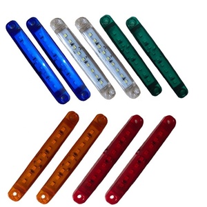 12 24V 8LED <span class=keywords><strong>Side</strong></span> <span class=keywords><strong>Marker</strong></span> chỉ số đèn phía trước phía sau đuôi giải phóng mặt bằng đèn Trailer xe tải Strobe - Product Image 5