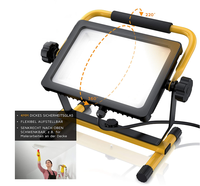 Projecteur LED portable en aluminium moulé sous pression, étanche IP65, haute puissance, pour jardin, stade, construction