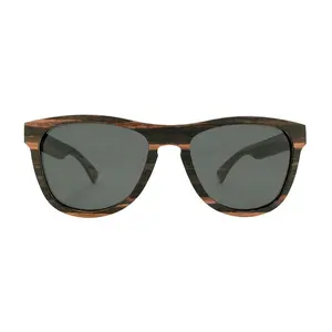 Брендовые модные деревянные солнцезащитные очки с золотым зеркальным покрытием для взрослых