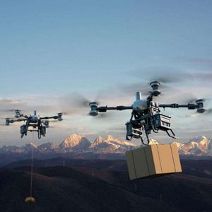 FlyCart 100 Drone Commercial UAV avec Caméra, Portée de 2KM, Charge Utile Maximale, Altitude Maximale, Résistance aux Intempéries IP55, Logistique Industrielle - Product Image 2