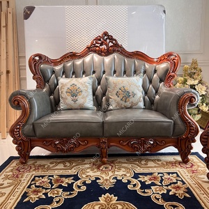 Simple <strong>Antique</strong> Sofa Set Design Living Room Furniture With <strong>Couch</strong> - Product Image 2