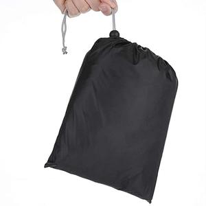 Autre housse de table ronde 52x58cm en polyester noir anti-poussière avec cordon de serrage pour protection de mobilier d'extérieur style moderne et simple - Product Image 2