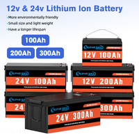 Batterie Lithium à Cellules Li-ion pour Stockage d'Énergie Résidentiel 100ah 150ah 200ah 12v 24v, Pack Batterie LiFePO4 pour Système Solaire
