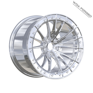 ล้อรถสปอร์ตแบบฟอร์จน้ำหนักเบาสั่งทำพิเศษ 5x114.3 ขอบลึกสีเงินขัดเงาอะลูมิเนียมสำหรับรถยนต์นั่งส่วนบุคคล ขนาด 98 มม. 100 มม. 20 มม. 4x100 - Product Image 6