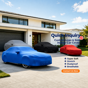 Telo Copriauto Universale Elasticizzato in Spandex su Misura con Logo, Protezione Completa Anti-Polvere e Anti-UV per Esposizioni Auto - Product Image 6