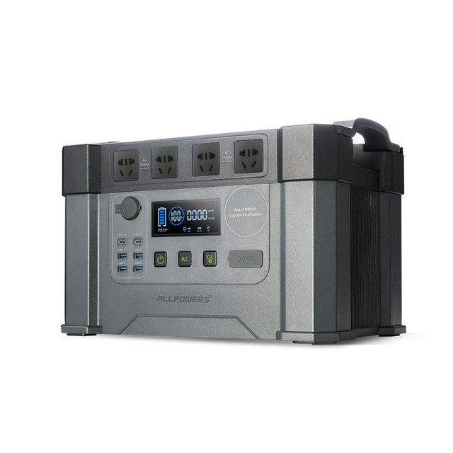 Portable Solar Power Station 5000W 3000W 2000W 1000W 600W 110V 120V 220V AC Output Home Generator With LiFePO4 Battery