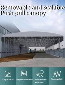 Nouvelle Tente Rétractable Amovible à Structure en Acier pour Auvent <span class=keywords><strong>de</strong></span> Voiture, Barbecue, Exposition, Utilisation Extérieure, Coulissante - Product Image 5