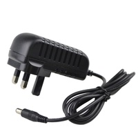 Adaptateur secteur mural 24W 24V 1A, efficacité de niveau VI, prise US/EU/UK/AU pour bande LED, CCTV, maison intelligente, CE FCC SAA, OEM disponible