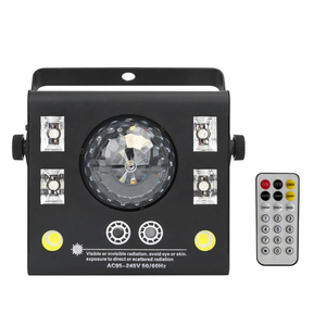 <span class=keywords><strong>Projecteur</strong></span> de scène DJ disco à boule magique en cristal laser LED en alliage d'aluminium 4 en 1, lumière UV <span class=keywords><strong>stroboscopique</strong></span> - Product Image 2