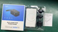 Power Bank Portabel 2025 20000mAh dengan Kabel Terintegrasi, Charger Perjalanan Cocok untuk Semua Ponsel Universal