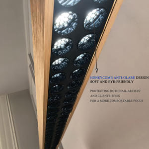 Lâmpada de Manicure de Mesa LED Meia Lua Quadrada de 48W para Salão de Beleza com Logotipo Personalizado OEM – Luminária de Mesa para <span class=keywords><strong>Nail</strong></span> Art - Product Image 4