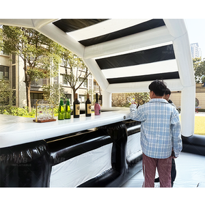 บาร์สระว่ายน้ำเป่าลมแบบลอยน้ำ ดีไซน์ใหม่ สำหรับจัดงาน บ้าน สวนหลังบ้าน สำหรับผู้ใหญ่ บาร์สระว่ายน้ำเป่าลม บาร์สระว่ายน้ำเป่าลม รุ่นใหม่ - Product Image 4