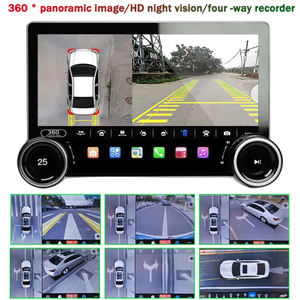 10.1 pouces 6 + 128G OEM lecteur DVD de voiture écran tactile Android stéréo Radio Wifi panoramique Navigation 360 système de caméra de voiture - Product Image 4