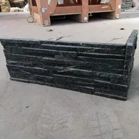 प्राकृतिक काले स्लेट कगार पत्थर लिबास