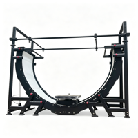 Simulateur de ski à piste incurvée en gros pour usine, machine de fitness corporel intégral commerciale pour salle de sport, studio de fitness et centre de réadaptation