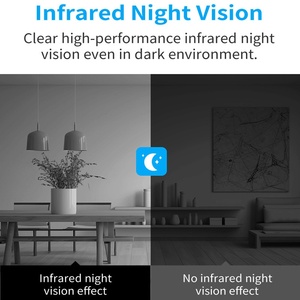 Caméra de surveillance dôme intérieure HD Tuya App, panoramique/inclinaison, grand angle, appel vidéo en un clic, <span class=keywords><strong>stockage</strong></span> de données <span class=keywords><strong>cloud</strong></span>, CMOS, bidirectionnelle, 1 an - Product Image 4