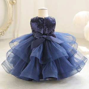 Vestido de cumpleaños para niña, vestidos de niña de flores esponjosas con lentejuelas para bodas, vestido de baile de princesa para niños, vestidos exuberantes para niñas 2023 - Product Image 6