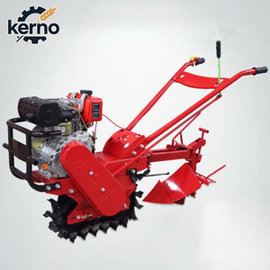 Motoculteur diesel haute puissance 7-9 CV avec chenilles, machine de travail du sol multifonctionnelle pour labour, herse et désherbage intégrés pour l'agriculture - Product Image 1