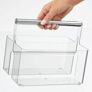 Multi Functional Bathroom Portable Plastic Organizer <b>Storage</b> <b>Shower</b> Basket Kitchen Multipurpose Desktop Basket with Handle - Product Image 1