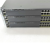Switch CISCOS WS-C2960X-24PS-L Usado, 2960-X, 24 Puertos Gigabit Ethernet PoE, 370W, 4 X 1G SFP, LAN Base. WS-C2960X-24PS-L