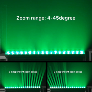 Luminaires haute performance avec fleur RGBW 4in1 DJ scène barre de lavage lumière mobile puissante tête mobile Zoom 18x40w - Product Image 6