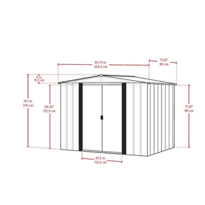 Cobertizo <span class=keywords><strong>de</strong></span> Almacenamiento <span class=keywords><strong>para</strong></span> Patio Trasero a Buen Precio, Instalación Prefabricada, Kit <span class=keywords><strong>de</strong></span> Cobertizo <span class=keywords><strong>de</strong></span> <span class=keywords><strong>Madera</strong></span> <span class=keywords><strong>de</strong></span> Cedro Prefabricado - Product Image 6