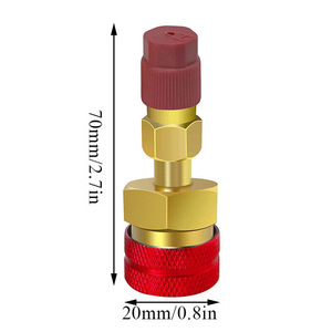R1234YF To R134A Refrigerant <b>Quick</b> Coupling <b>Connector</b> High And Low Pressure Zinc Alloy Automotive Air Conditioning Parts - Product Image 2