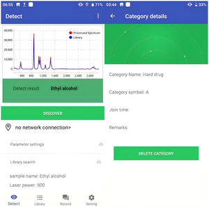 Espectrómetro Raman de mano de alta resolución y alta sensibilidad, prueba rápida no destructiva, alta SNR, 2 unidades - Product Image 5