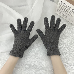 ถุงมือมหัศจรรย์สำหรับผู้ใหญ่ถุงมือ2024สำหรับฤดูหนาว21ซม. ปะการังกำมะหยี่น่ารักและนุ่มอบอุ่นถักนิตติ้งสำหรับเล่นสกีหน้าจอสัมผัสการใช้งานใหม่ - Product Image 6