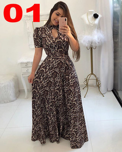 Nouvelle Robe Longue Décontractée d'Été pour Femme, Grande Taille, Élégante, Sexy, Vintage, à Motifs Floraux, en Polyester, Coupe Crayon, Lavable, Col en V - Product Image 5