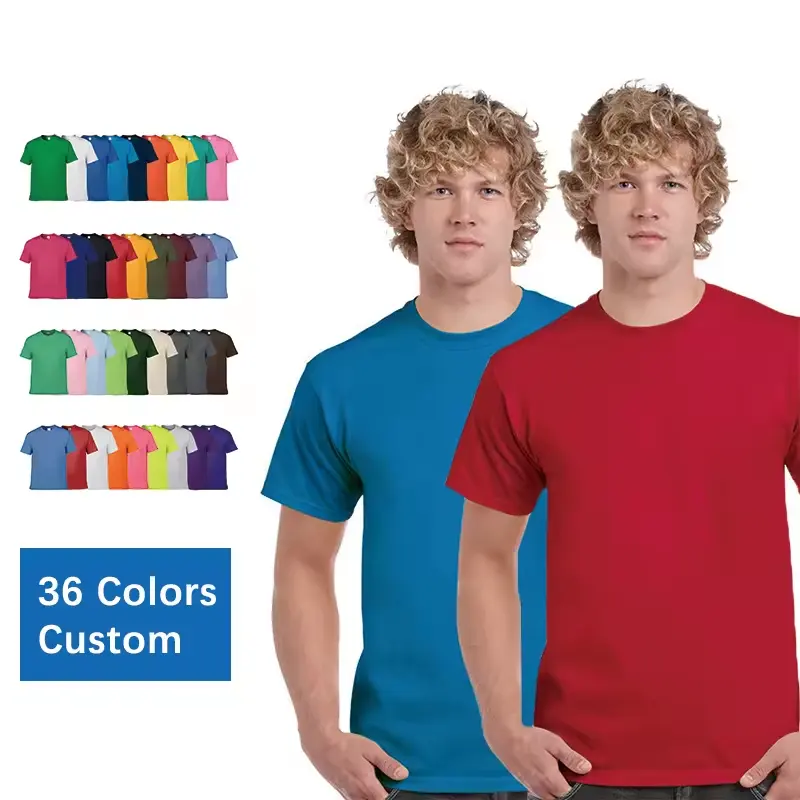 High Quality Custom Cotton Tshirt Embroidery Logo Men Apparel Casual Short Sleeve T-shirt Man Quick Dry T shirt