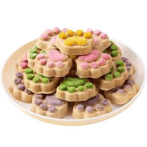 Friandises pour chats et chiens en forme de patte, biscuits séchés à froid au poulet, gâteaux de viande en forme de patte pour chiots et chatons, pour une alimentation saine - Vente en gros - Product Image 1