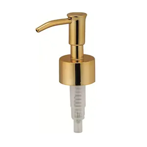 Kostenlose Probe 28/410 24/410 Handwäsche Lange Düse Airless Gel Spender pumpe Gold Für Airless Pump flasche 100ml zu einem guten Preis