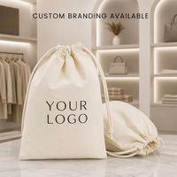 Pochette en coton sergé blanc à cordon coulissant, imprimée avec logo personnalisé, pour vêtements, oreillers et chaussures, sac anti-poussière, prix usine