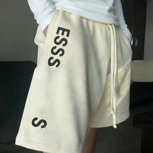 Pantalones cortos <span class=keywords><strong>Fear</strong></span> of God para hombre 2025 Colección Casual SS22 para hombre Pantalones cortos oversize y camisa de manga corta en colores Light y Dark Oatmeal - Product Image 4