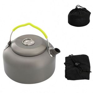 Ustensiles de cuisine portables pour l'extérieur, <span class=keywords><strong>mini</strong></span> théière de camping, <span class=keywords><strong>pot</strong></span> à eau de pique-nique avec sac de rangement <span class=keywords><strong>en</strong></span> filet pour la randonnée, la pêche, vaisselle écologique - Product Image 1