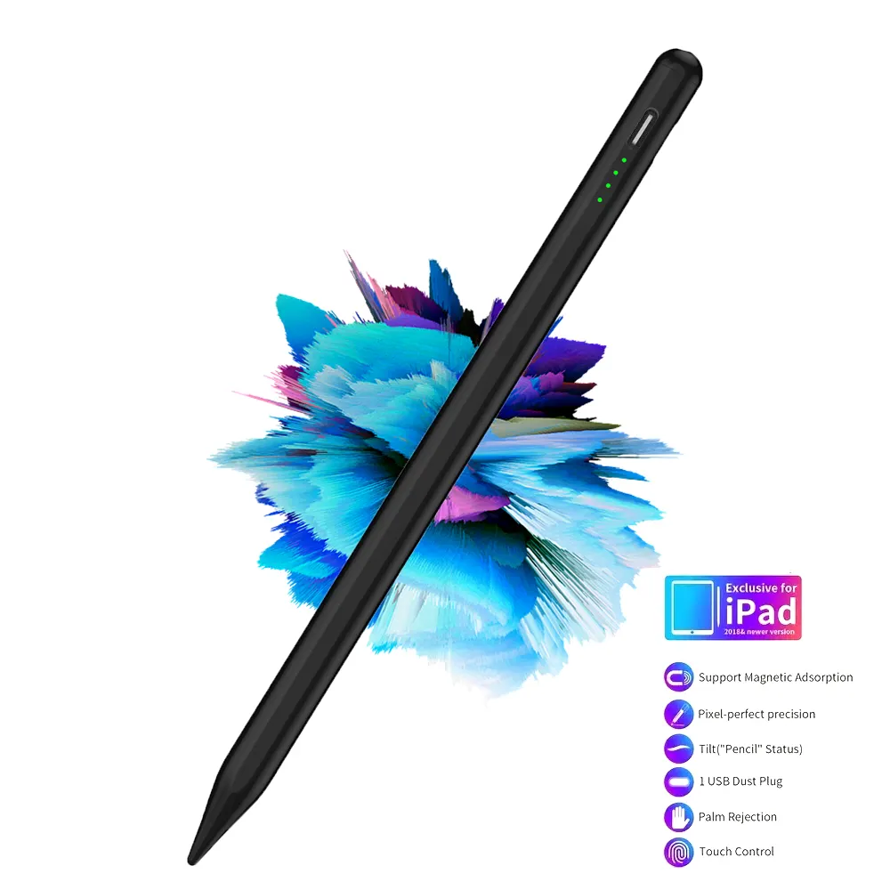 Kompatibel Apple iPad Stylist Stift Handflächenabweisung 10./9./8./7./6. Gen Pro 11.2.9 Zoll Luft 5./4./3. Mini 6/5 Touch Tablet