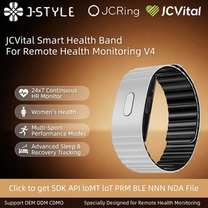 JCVital V4 SDK APL OEM ODM, Monitor Médico Inteligente con Funciones de Cuidado Femenino, <span class=keywords><strong>Banda</strong></span> Inteligente con IA para Monitoreo Remoto - Product Image 1