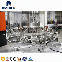 Chaîne de production complète de machines de remplissage et d'embouteillage d'eau minérale pure en bouteilles PET à prix d'usine