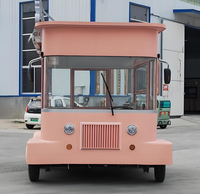 Camionnette alimentaire électrique personnalisée, mini-remorque pour hamburgers, café, glaces, poulet frit, restaurant, chariot de restauration