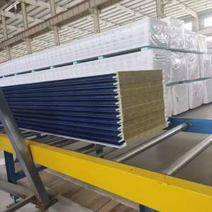 Panel Sándwich de Lana de Roca Prefabricado para Viviendas en <span class=keywords><strong>Costa</strong></span> de Marfil, Alta Barrera Térmica, No Combustible y Duradero - Product Image 3