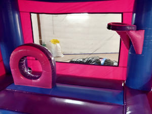 Venta de fábrica Castillo inflable Rosa y púrpura Casa de gorila inflable comercial <span class=keywords><strong>Alquiler</strong></span> Castillo hinchable para niños - Product Image 2