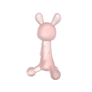 BPA içermeyen Unisex tavşan şekli gıda sınıfı silikon bebek dişlikleri yumuşak çiğnemek oyuncak diş kaşıyıcı yaşları 0-24 ay çin üretici - Product Image 6