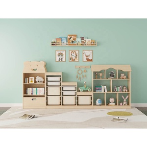 Sinh viên mẫu giáo trường bài giảng Nhà hát đồ nội thất bằng gỗ quán cà phê tủ bàn và ghế đặt cho trẻ em - Product Image 2