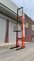 Nouveau chariot élévateur de Machine de levage de chariot de poussée Mobile à bas prix d'empileur électrique en acier pour le type d'élingue de câble métallique d'industrie de détail