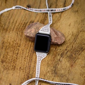 <span class=keywords><strong>Bracelet</strong></span> de bijoux de bohême CAOWTAN pour <span class=keywords><strong>Apple</strong></span> <span class=keywords><strong>Watch</strong></span> Band 44 45 42 41mm <span class=keywords><strong>Bracelet</strong></span> <span class=keywords><strong>tressé</strong></span> de perles naturelles faites à la main vintage pour Iwatch Band - Product Image 6